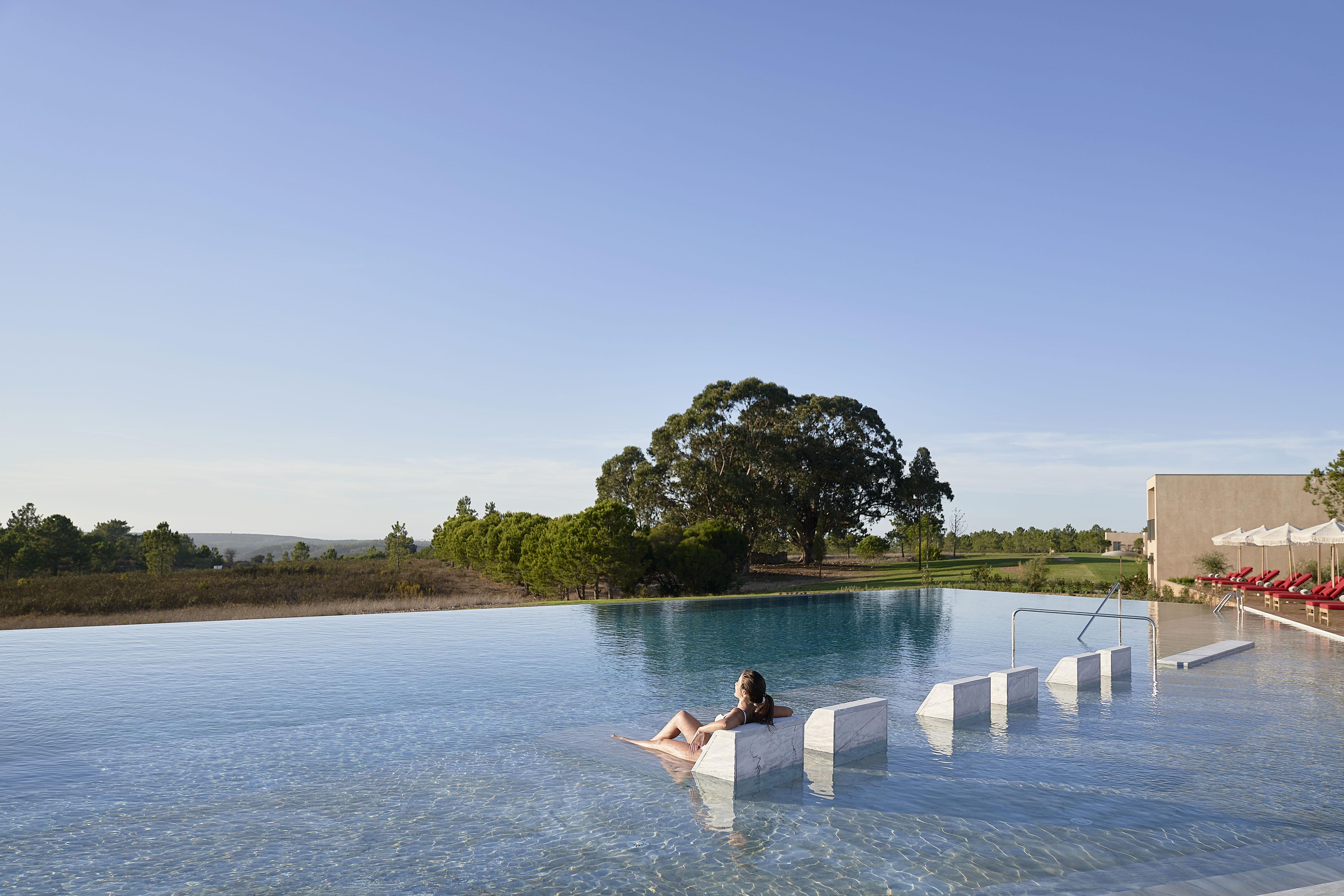 Praia Do Canal Nature Retreat - Small Luxury Hotels Of The World Aljezur Exterior foto The pool at the hotel