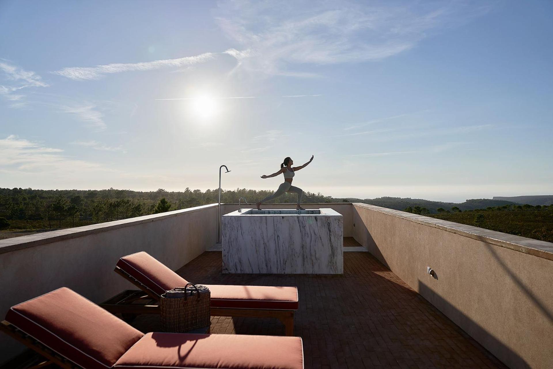 Praia Do Canal Nature Retreat - Small Luxury Hotels Of The World Aljezur Exterior foto Rooftop at the hotel